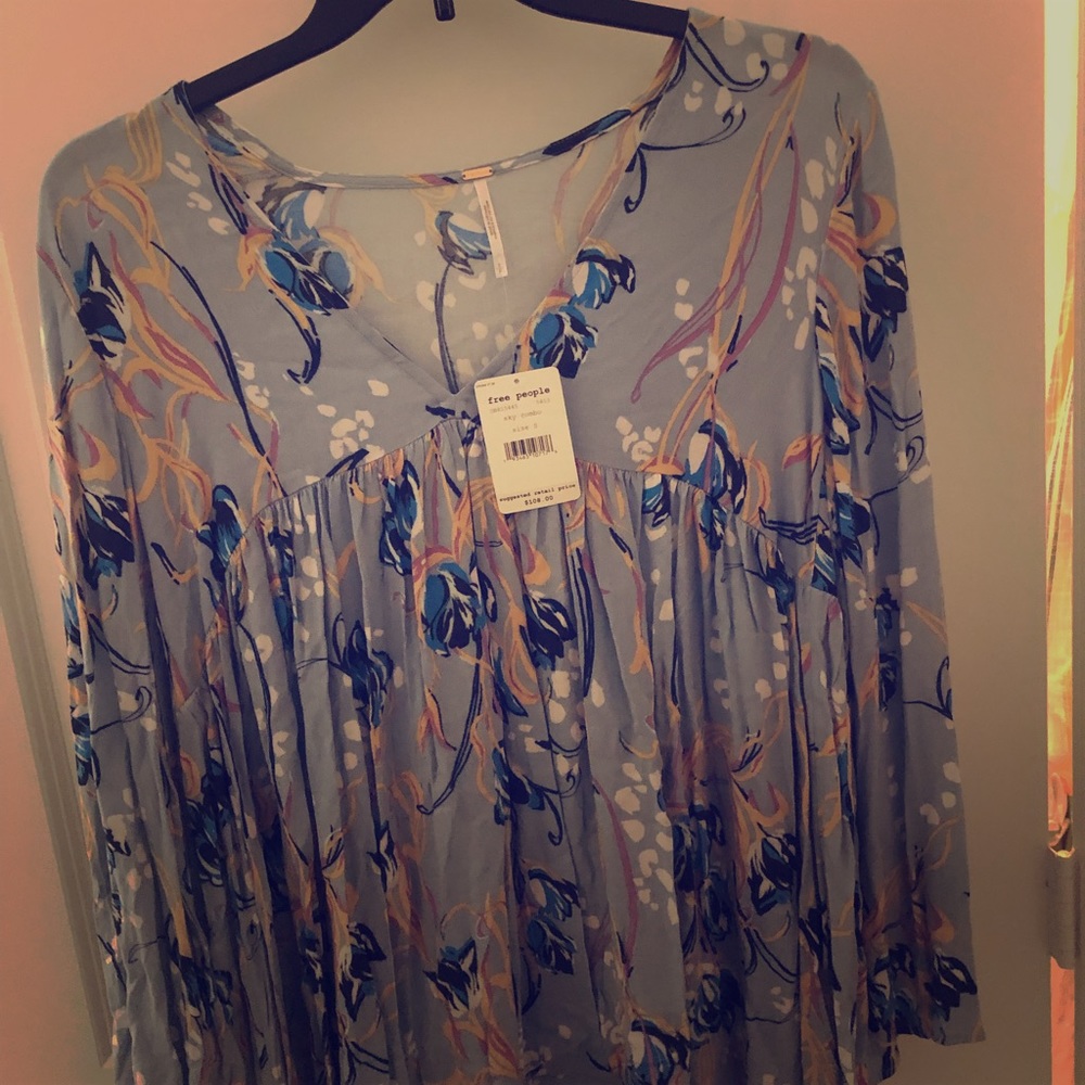 Blue free people top brand new